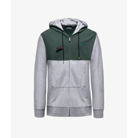 Sweat Homme bicolore à capuche
