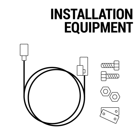 Kit d'installation pour feux auxiliaires à LED