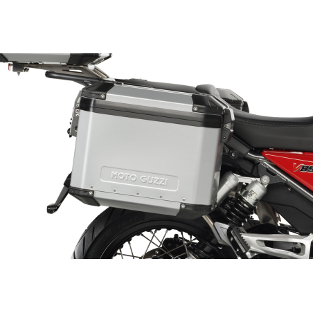 Jeu de valises latérales en aluminium