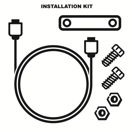 Kit d'installation pour plateforme multimédia Moto Guzzi MIA